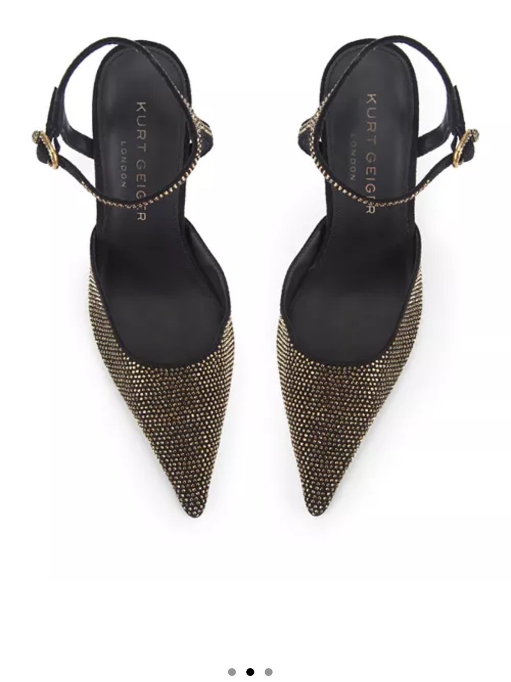 Kurt Geiger Mayfair Point Ankle Strap Heels - Picture 9 of 14